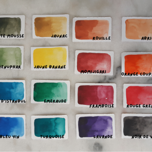 Palette aquarelle Montagne