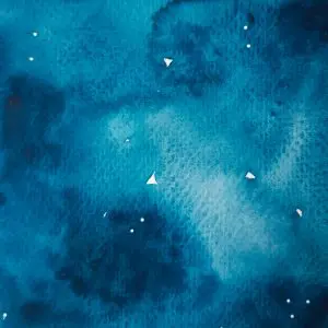 Bleu d’Istanbul – Aquarelle artisanale
