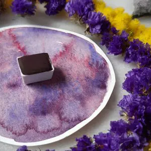 Oxalis – Aquarelle artisanale duochrome