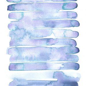 Moonlight – Aquarelle artisanale duochrome