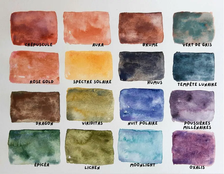Palette aquarelle Montagne – Image 3