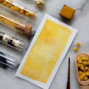 Spectre solaire – Aquarelle artisanale granuleuse