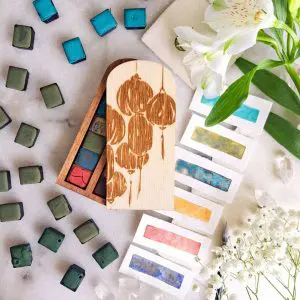 Palette aquarelle Lanternes
