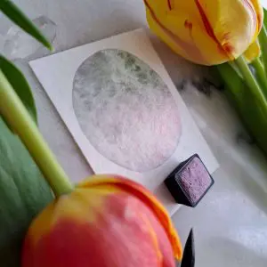 Mue – Aquarelle artisanale pailletée duochrome