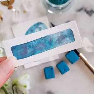 Mycéna – Aquarelle artisanale duochrome
