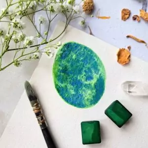 Pyrus – Aquarelle artisanale duochrome