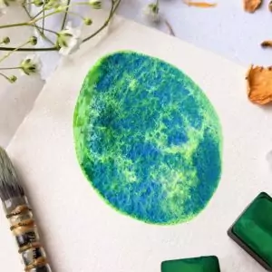 Pyrus – Aquarelle artisanale duochrome