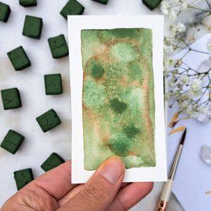 Cuivre – Aquarelle artisanale duochrome