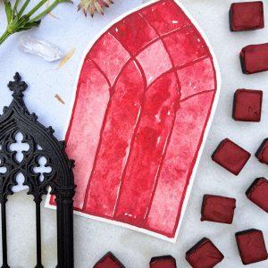 Amarante – Aquarelle artisanale duochrome