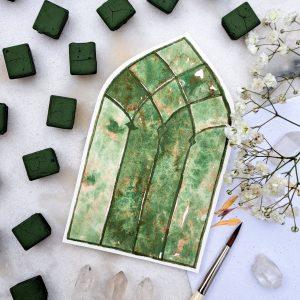 Cuivre – Aquarelle artisanale duochrome