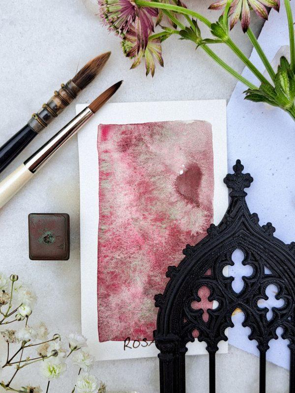 Rosace - Aquarelle artisanale duochrome – Image 2