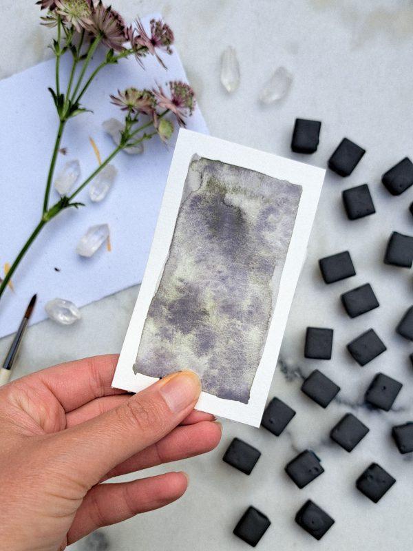 Set Les vitraux de l'alchimiste - 6 aquarelles granuleuses et duochromes – Image 8