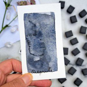Gargouille – Aquarelle artisanale granuleuse