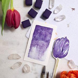 Myrtille – Aquarelle artisanale duochrome