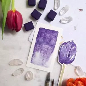 Myrtille – Aquarelle artisanale duochrome