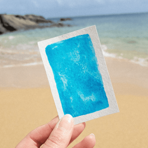 Cobalt – aquarelle artisanale