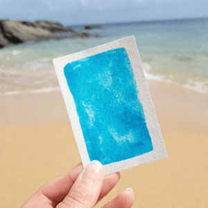 Cobalt – aquarelle artisanale