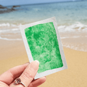 Griffe de sorcière – aquarelle artisanale duochrome