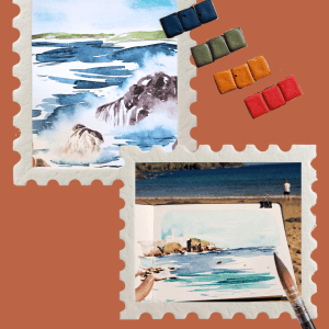 Atelier aquarelle : peindre la mer – samedi 29 août 10h